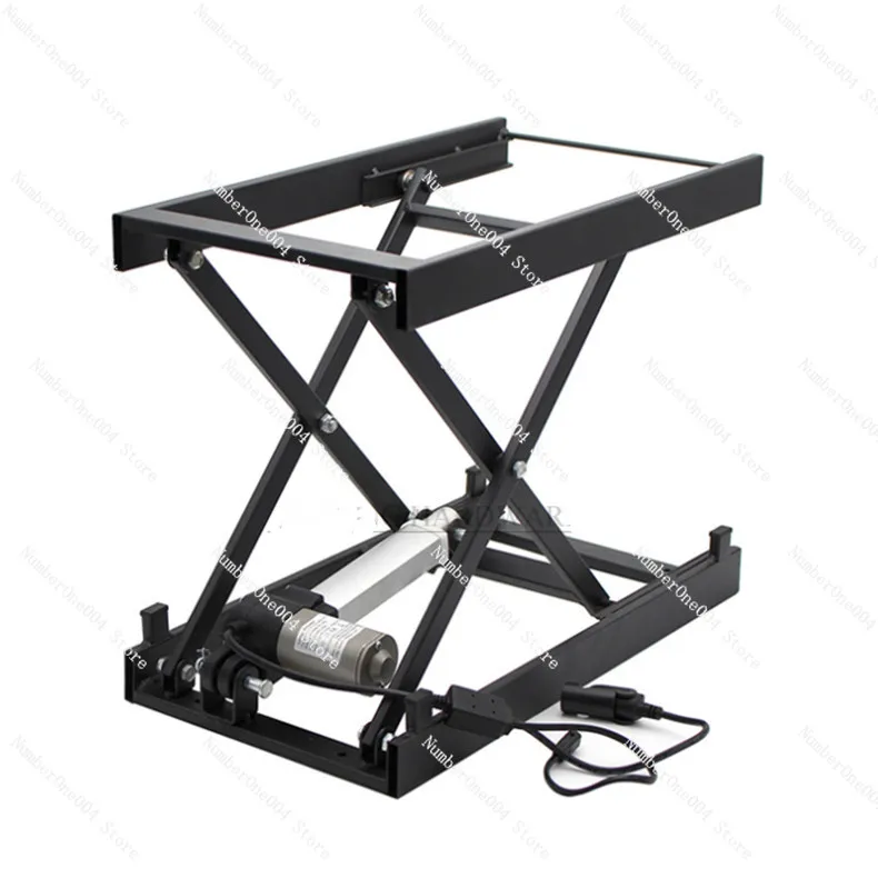 Electric Lifting Coffee Table Dining Table 24V Lifting Hardware Folding Iron Frame Wired Remote Control