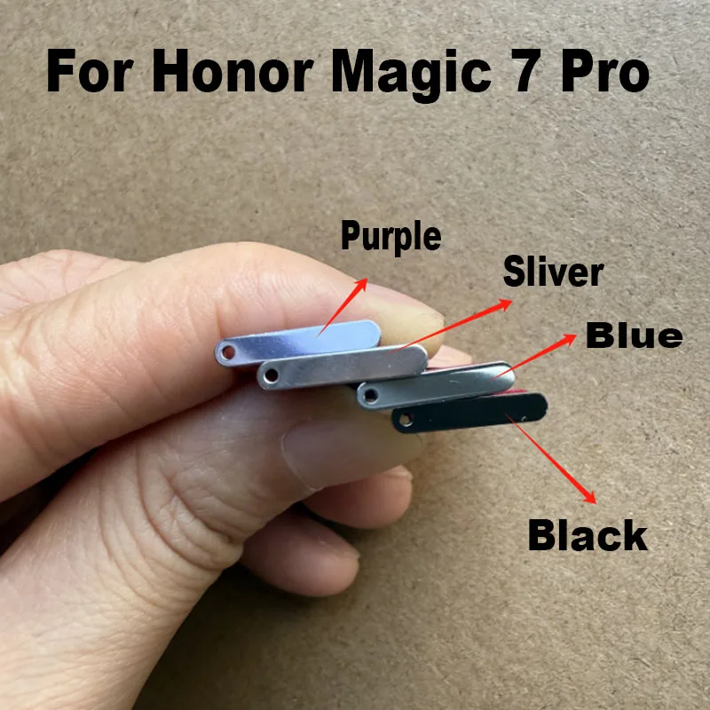 For Huawei Honor Magic7 Pro Sim Card Tray Slot Holder Socket Adapter Connector Repair Parts Replacement Magic 7 Pro