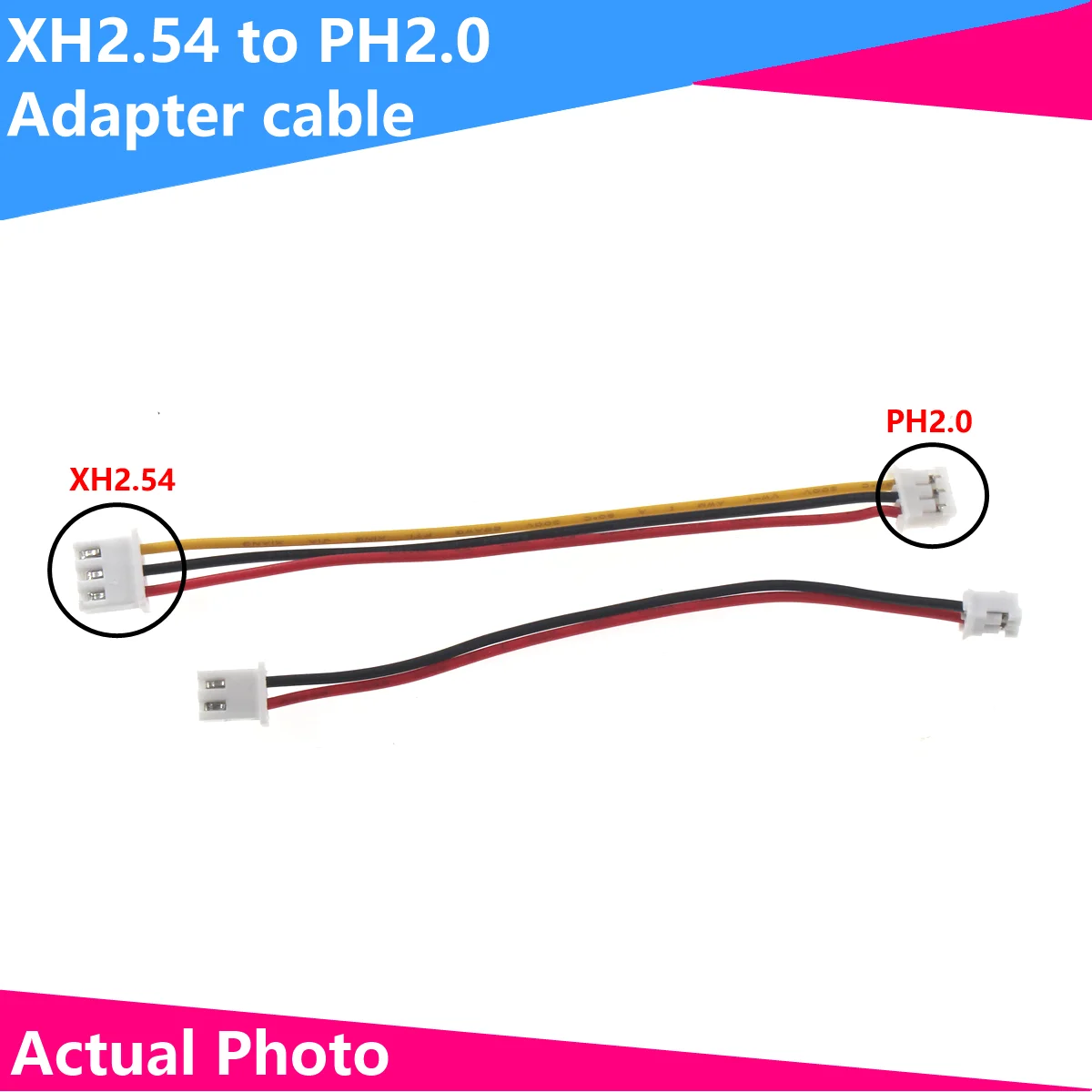 

1PCS XH2.54 to PH2.0 10CM 20CM adapter cable 20cm 2P/3P/4P/5P/6P/7P/8P/10P/12P adapter cable connection