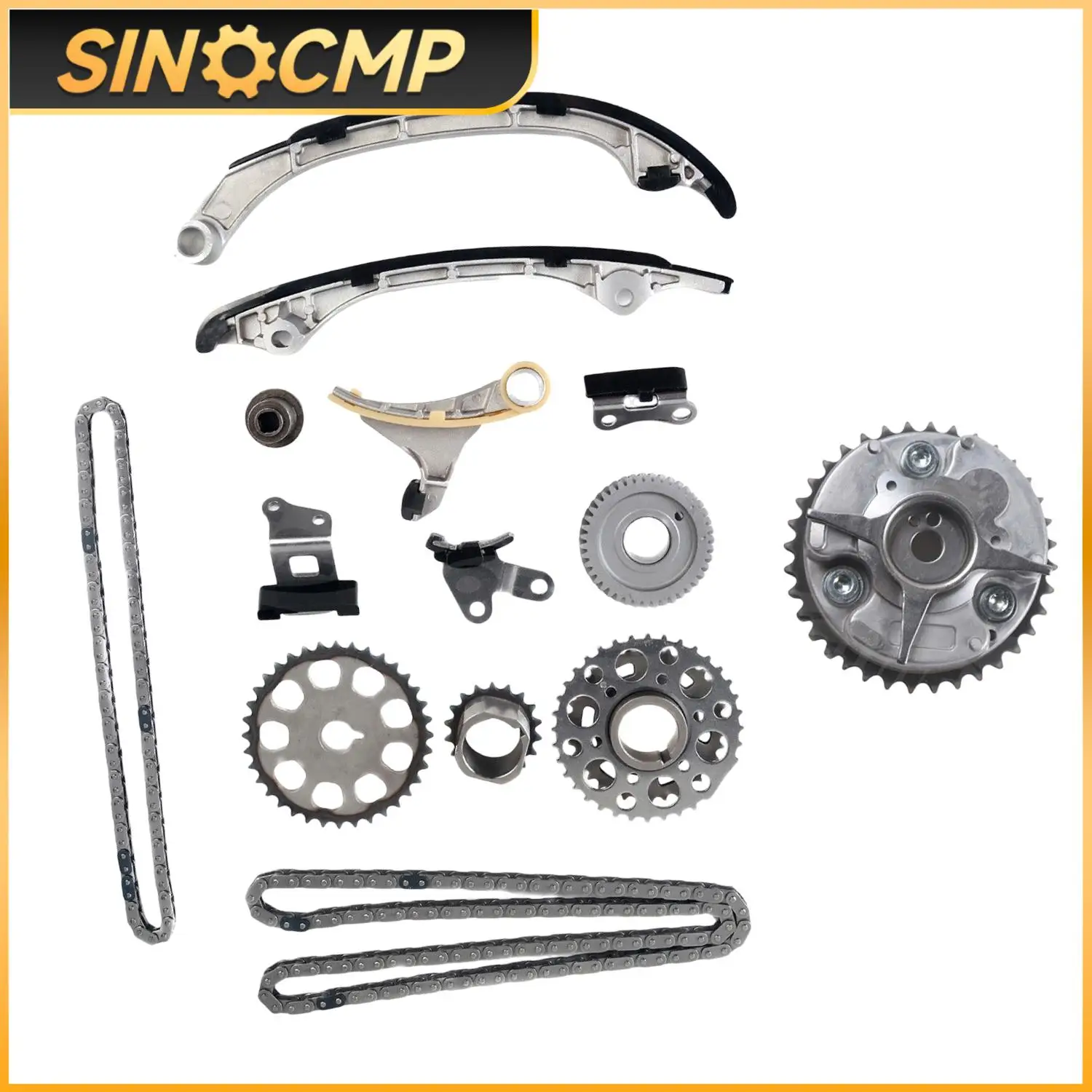 

1set Timing Chain Kit 9-4221S 13050-75010 For 05-12 Toyota Tacoma 4Runner 2.7L L4 Automotive Professional Parts