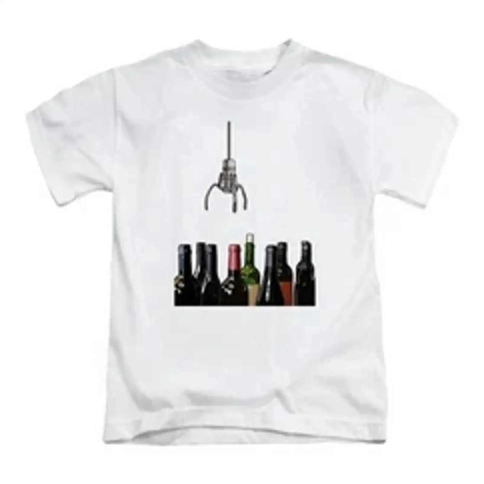 T Shirt Claw Grab Wein Erwachsene lustig Meme inspiriert Spaß Oberteil vintage Washed Versatile Slightly homme Soft streetwear