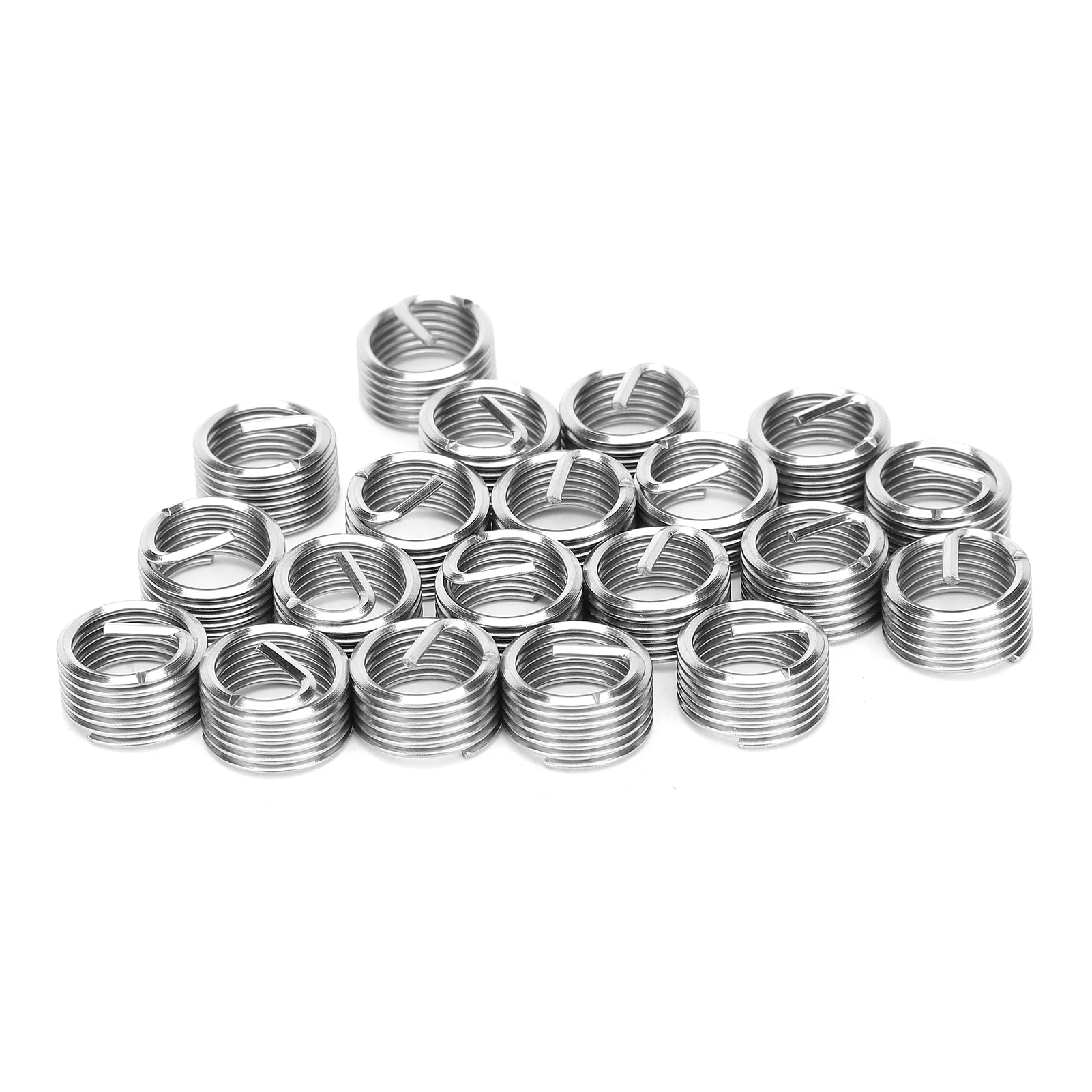 20Pcs Thread Repair Sleeve Bushing Screw Stainless Steel Wire Thread Insert Nut M12 x 1.5