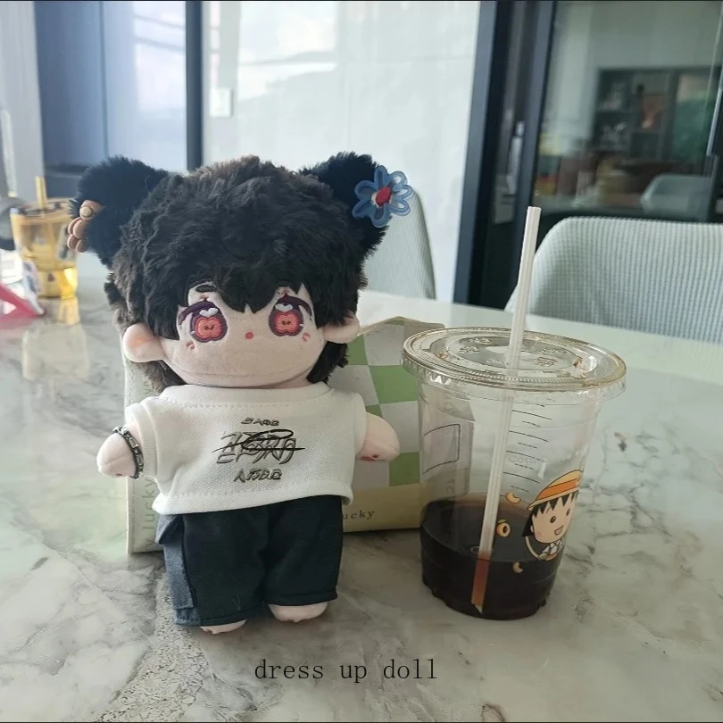 

Love And Deepspace Caleb Anime Handsome Boy Cosplay Plush Doll Stuffed Body Dress Up Clothes Plushies 20cm Birthday Gift