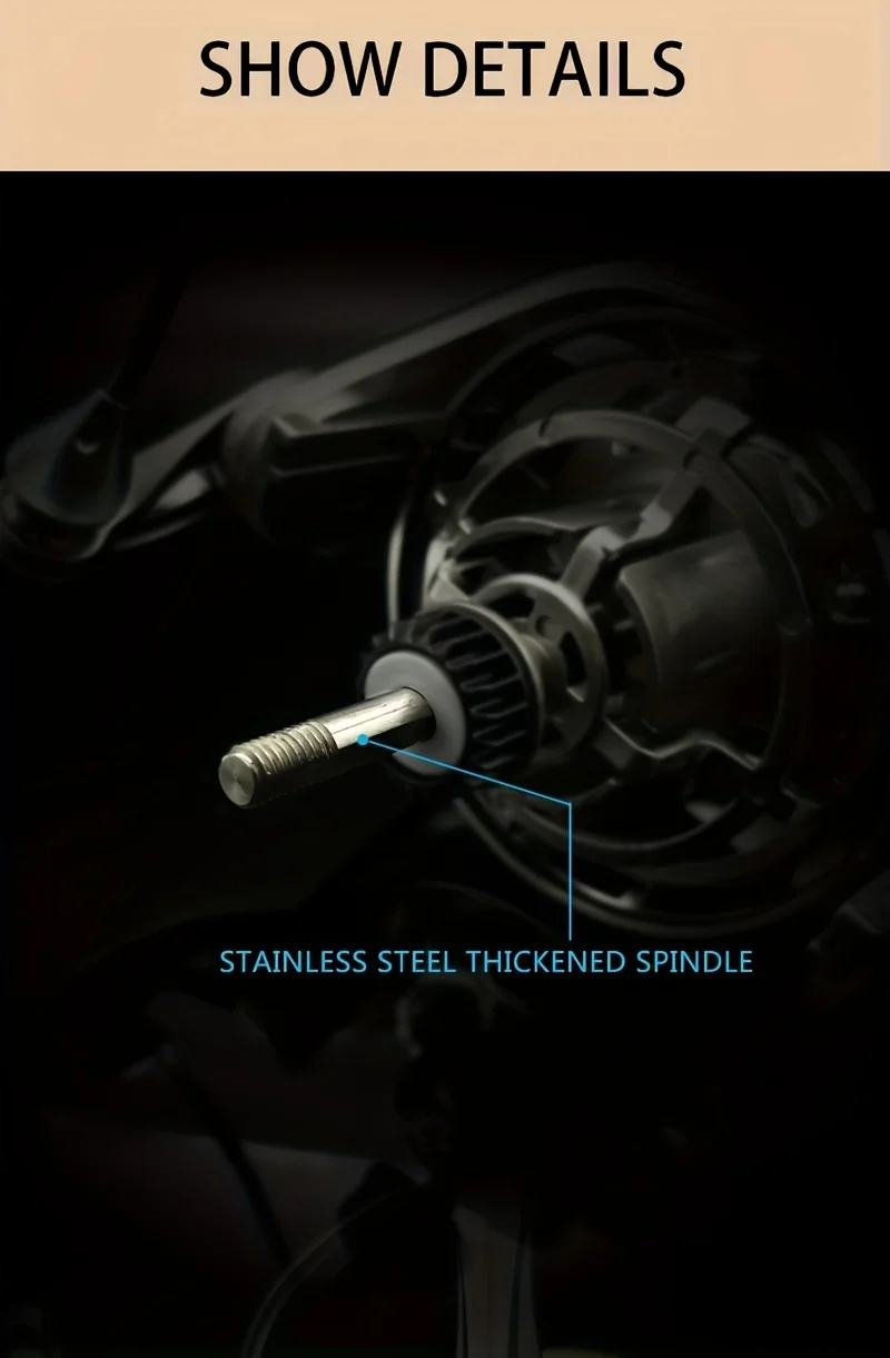 NGK Long Shot Jigging Spinnrolle 8000/9000/10000/12000/14000 Serie 17+1BB Brandungsangelrollen 55lb Max Bremskraft Salzwasser Großfischrolle – Detail 4