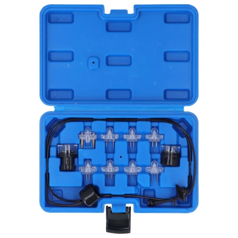 11pcs Noid Light Set Fuel Injector Tester Tool Professional Car Diagnostic Tool With Storage Box