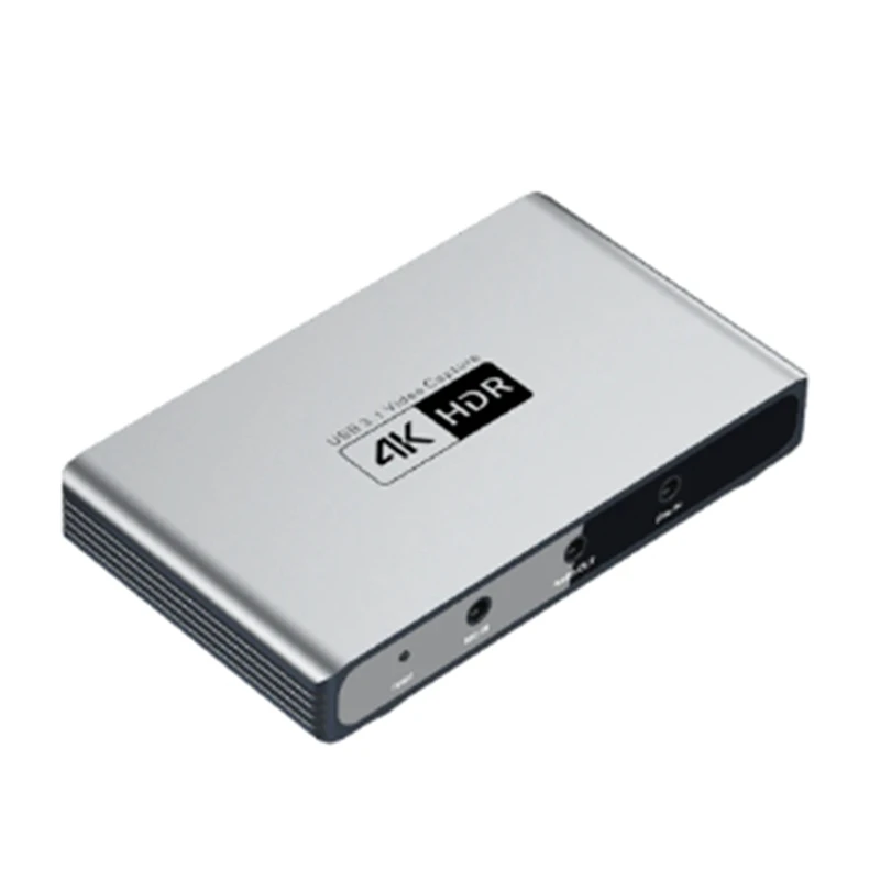 

Плата видеозахвата USB3.1 Gen 1, IT9325TE, вход 4K60 Гц, выход 4K30 1080P 120FPS SDR HDR для PS4, 5 Steaming Placa, прочный