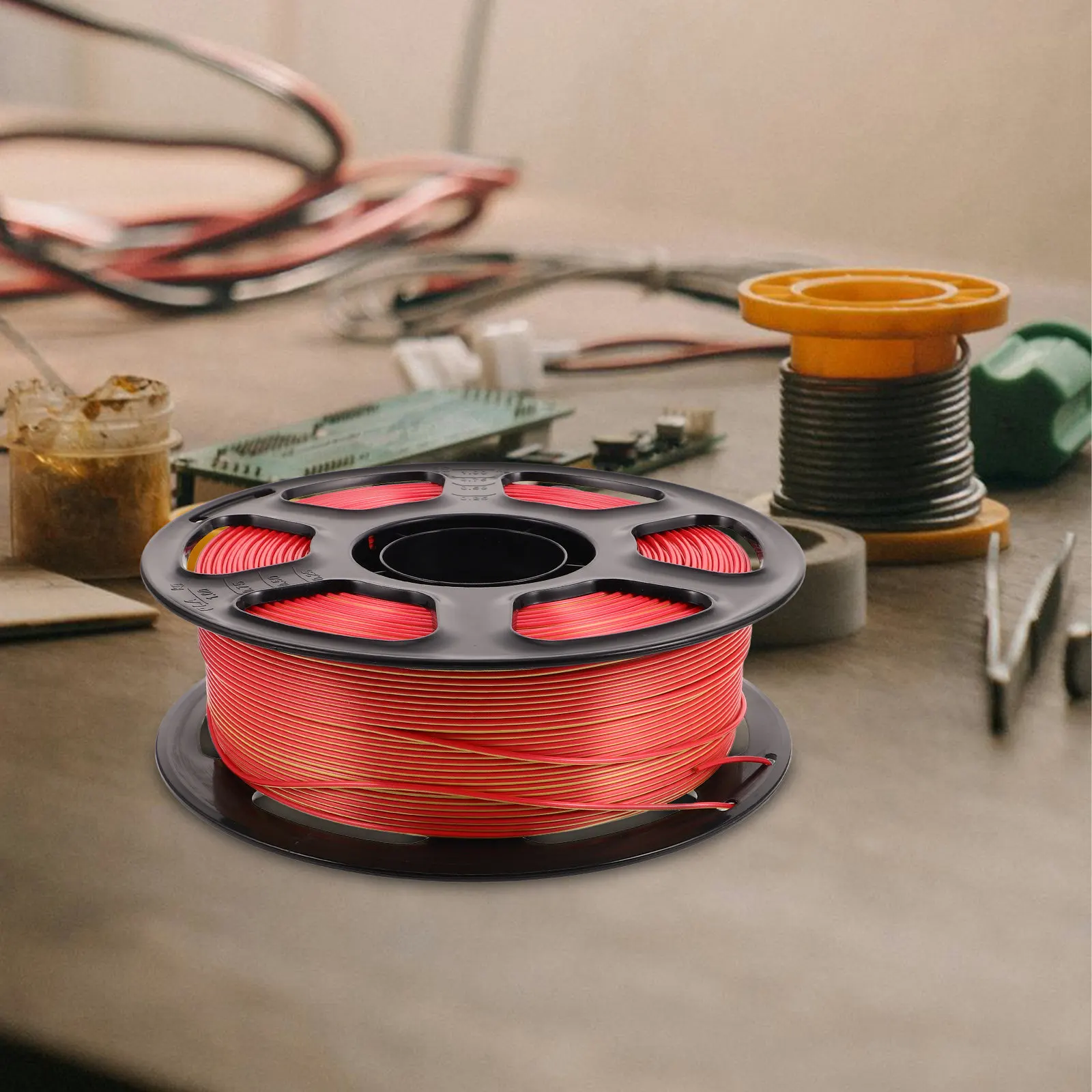 

Двухцветная PLA-нить 1,75 мм для 3D-принтера: высокоскоростная, с гладкой поверхностью, яркое качество печати, аксессуары для 3D-печати