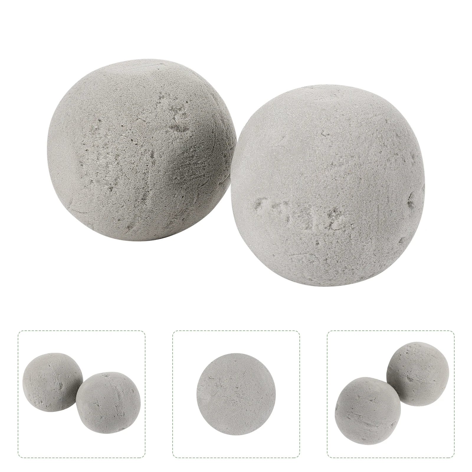 

2pcs Floral Ball Spherical Flower Foam Eco-Friendly Flower Arrangement Supplies Durable Floral Base for WeddingGardening