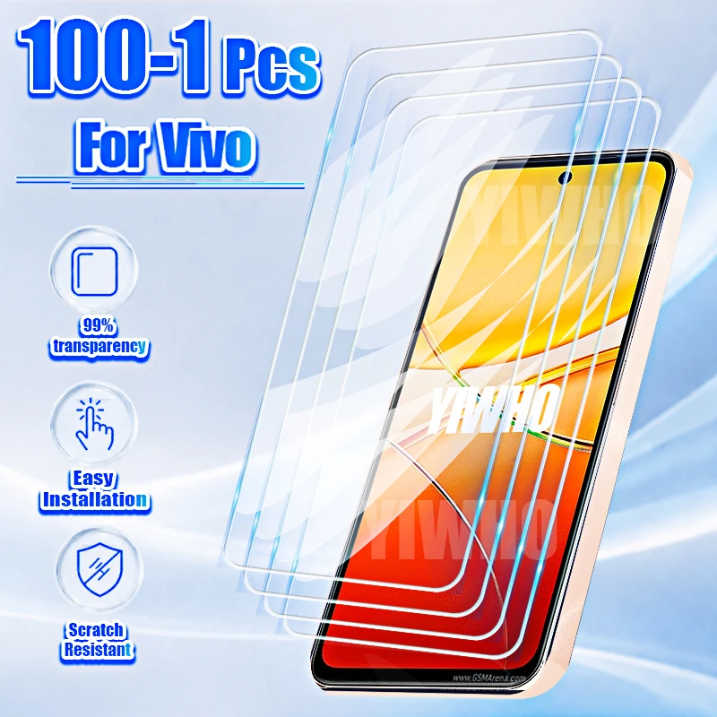 Phone Accessories Vivo - 1-100 Piezas de Cristal Templado Protector