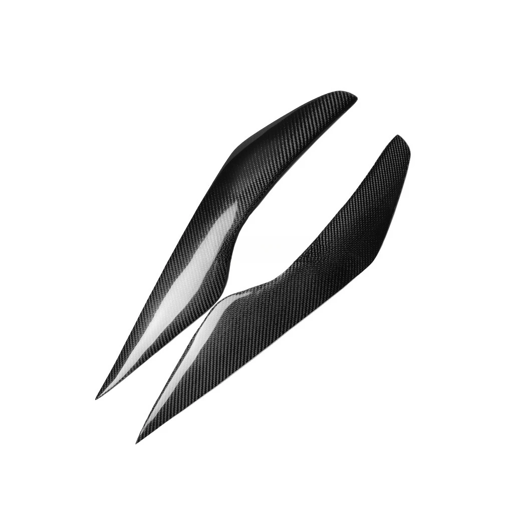 A pair for sale, suitable for 2009-2011 Ford Focus, car carbon fiber lamp eyebrow decorative sticker type A