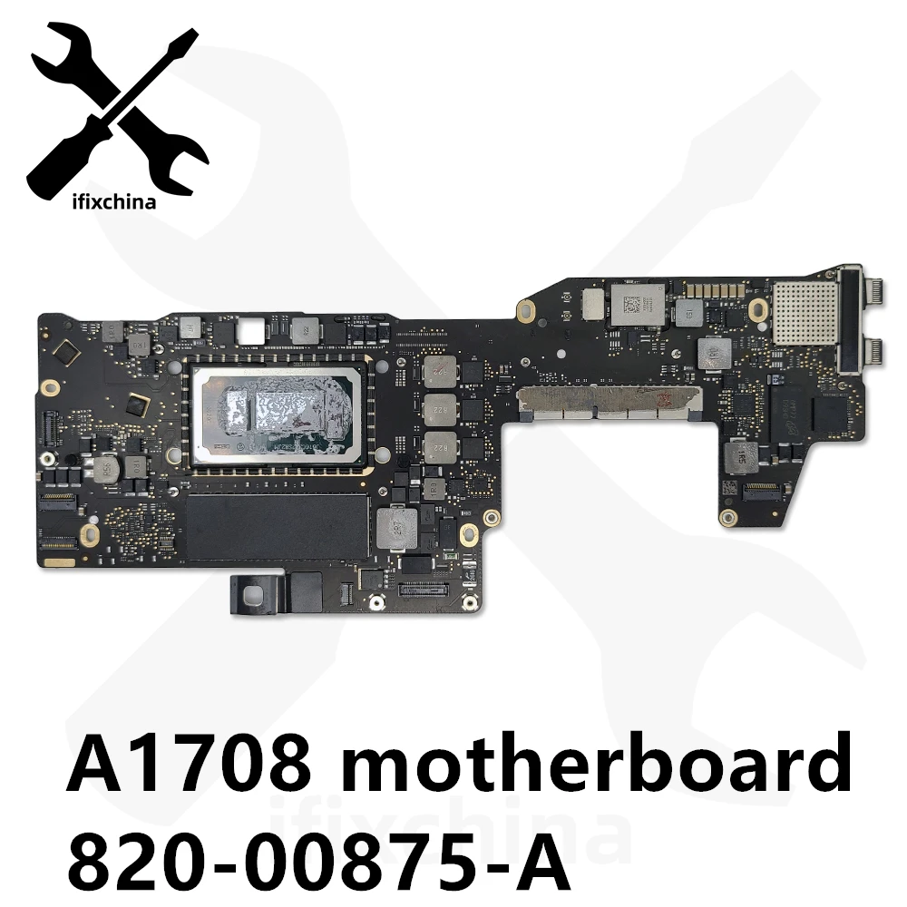 

Original A1708 Motherboard for MacBook Pro Retina 13" A1708 Logic Board i7 i5 8GB 16GB 820-00840-A 820-00875-A 2016 2017 Year