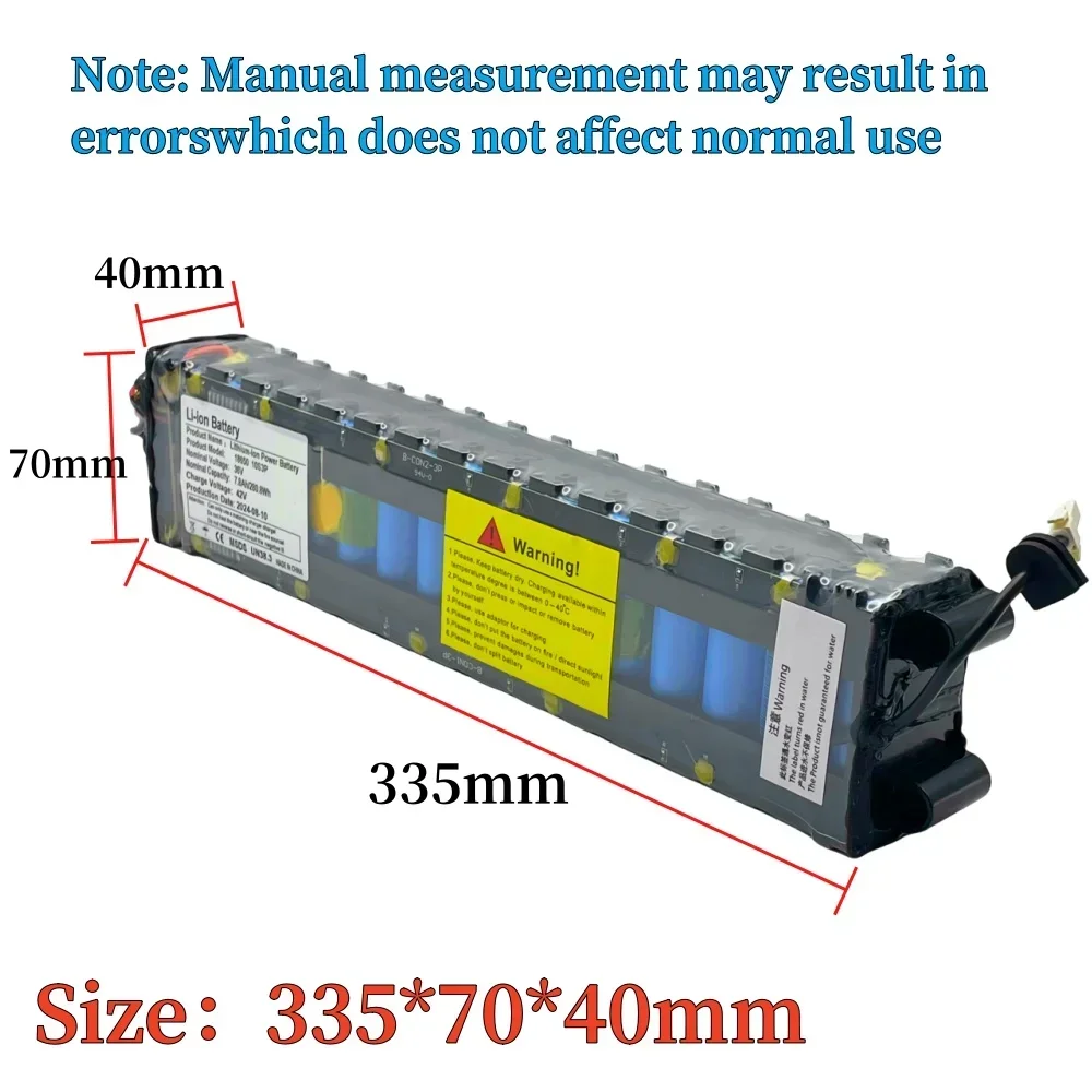 100% New 10S3P 36V 7800mAh 18650 Li-ion Battery Pack NE1003-H Cell Communication Interface for Xiaomi M365 Electric Scooter