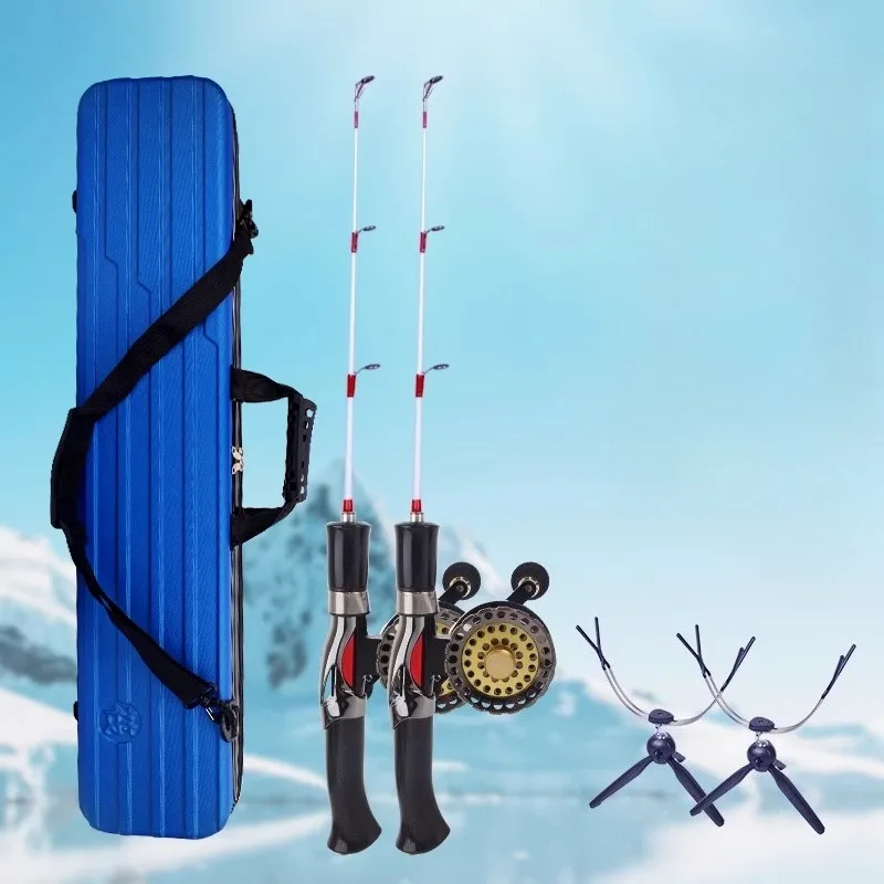 

Полный комплект для зимней рыбалки, набор зимних удочек со шнеком, портативное ледовое рыболовное оборудование, комбинированное снаряжение для зимней рыбалки