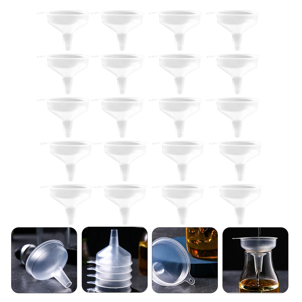 

120pcs Dispensing Funnels Lightweight Pp Material Easy Carry Travel Liquid Transfer Tool For Perfume Mask Facial Cream