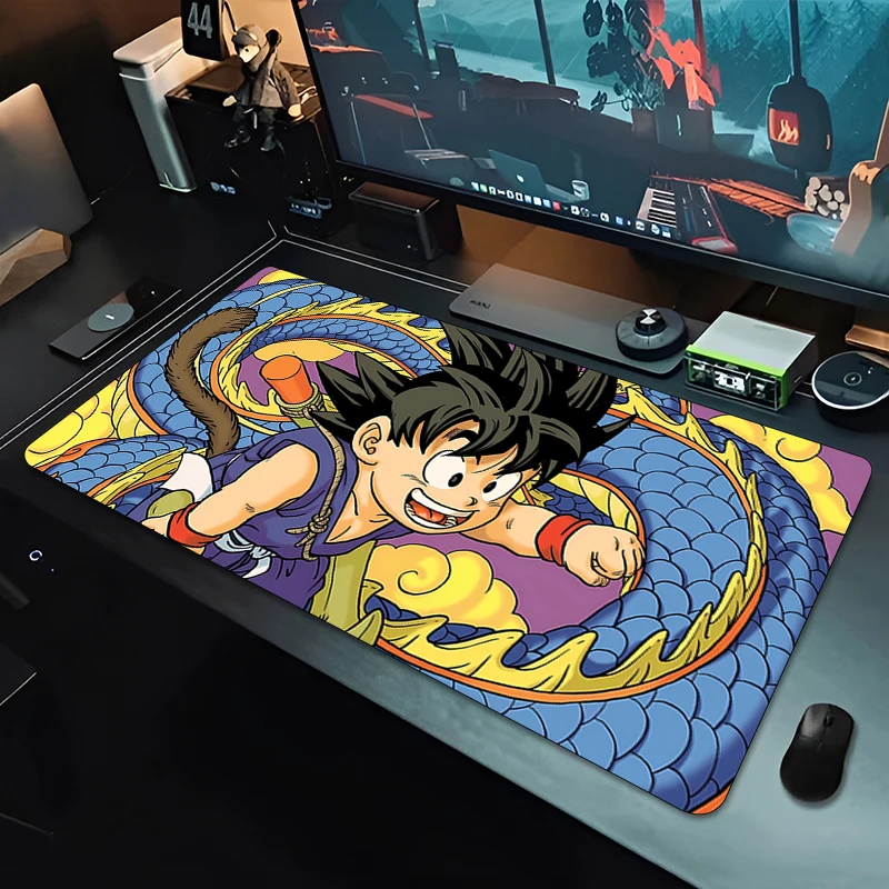 Hot Sale Dragon Ball Z Anime Mouse pad E-sports Gamer Speed Mousepads PC Gaming Extended Keyboard Desk Mat Notbook DBZ Mousepad view 3