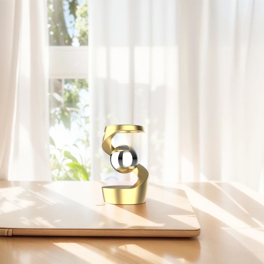 Zwaartekracht-ontwerpend kinetisch bureauspeelgoed, zwevende gyroscoop, fidget spinner, zwevend bureauspeelgoed voor kantoorbureaudecoratie