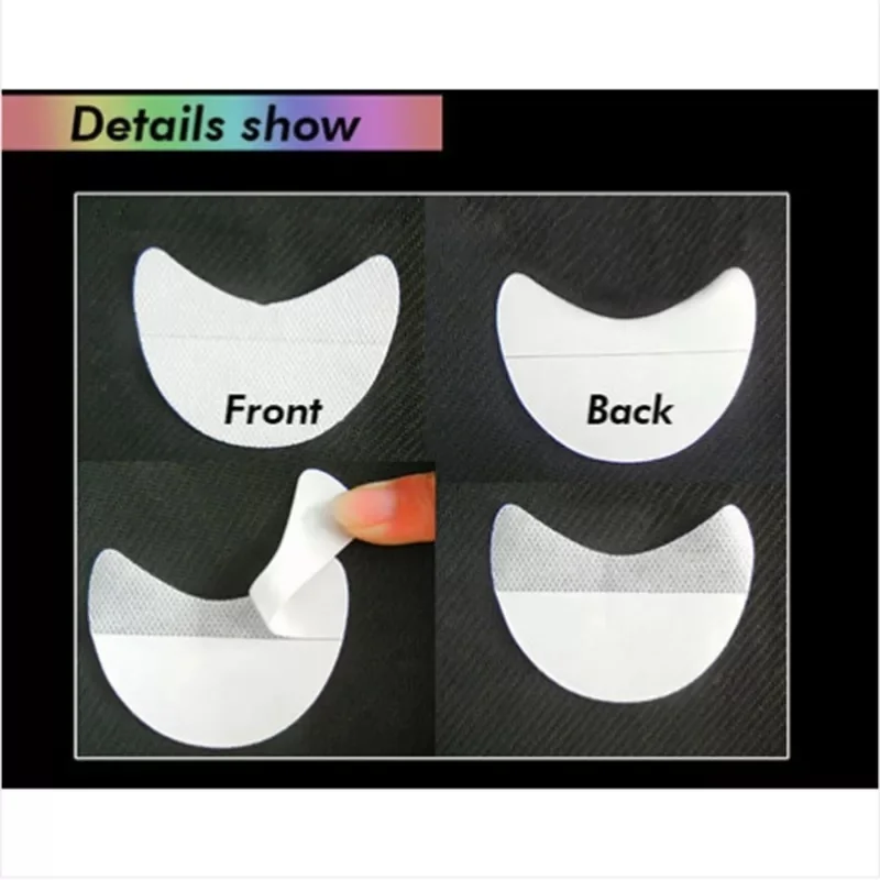 20pcs Eyeshadow Shields Protector Eye Makeup Eyelash Isolation Stickers Disposable Pad Lint Free Patch Beauty Application Tool