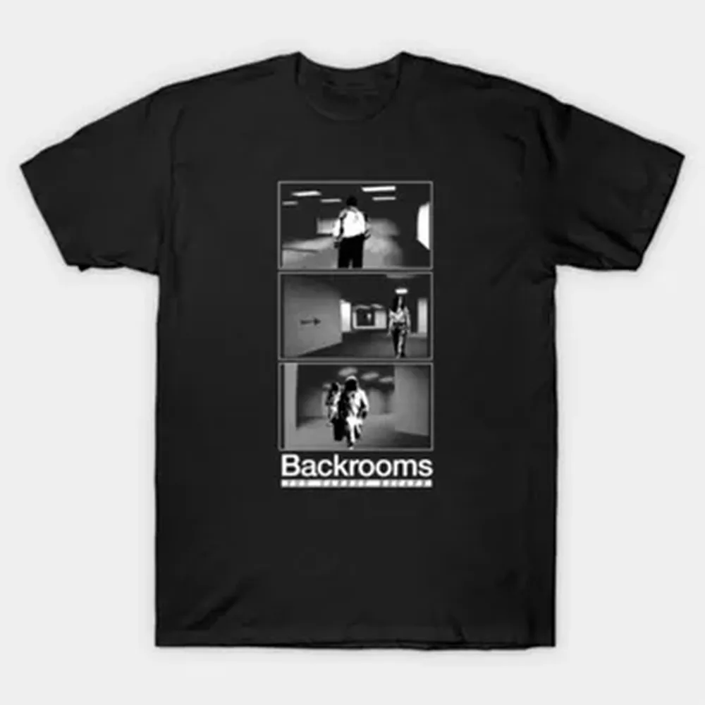 BACKROOMS MOVIE T-shirt For Men Women 100% Cotton T Shirts Short Sleeve