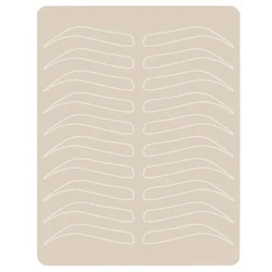 10pcs Microblading Practice Skin Eyebrow Latex Tattoo Skin to Practice Tattoo Brow Makeup Skins Microblading Silicone Sheets