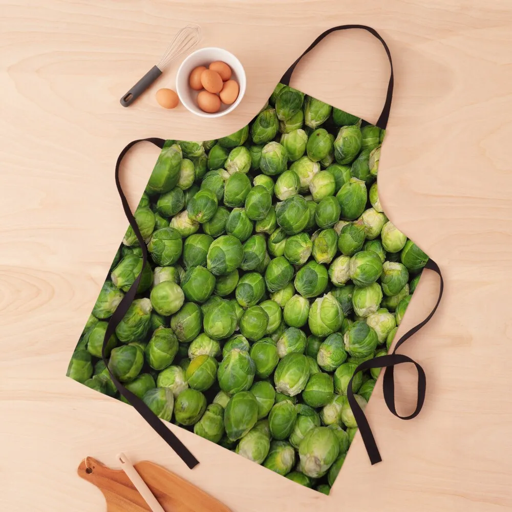 Quirky Brussels Sprout Cell Phone Case Apron Men kitchen professional hairdressing Kitchens For Men Women's Kitchen Apron