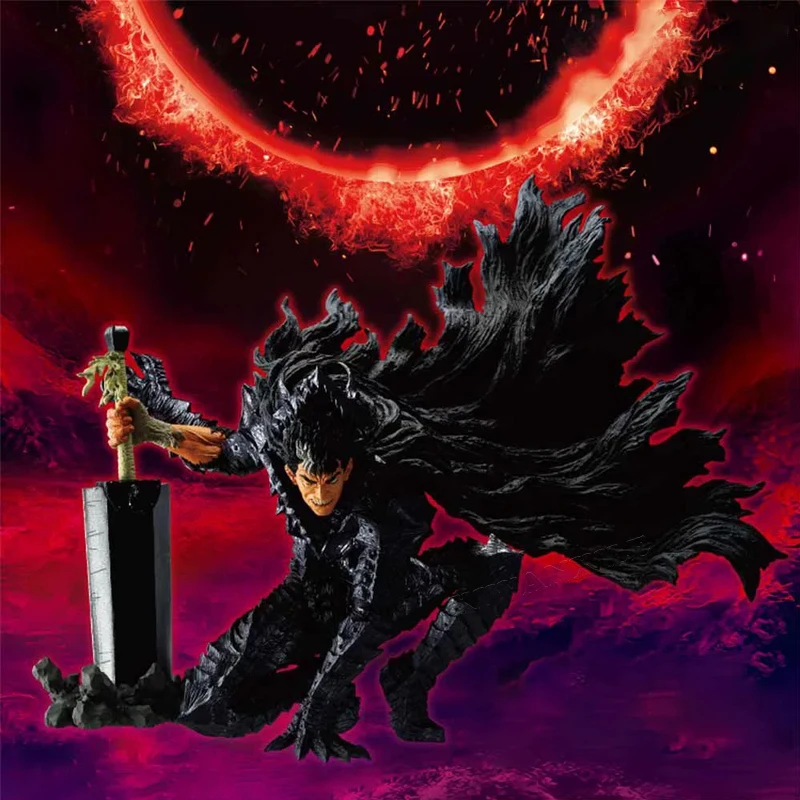 Figura de Anime Berserk Guts de 15 cm, Figura de Acción de Guts Berserker con Armadura, Figura de Colección de Berserk Griffith/Caballero Calavera, Muñeco de Juguete, Regalos