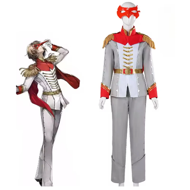 

Akechi Goro Cosplay Costume Persona 5 Akethi Gorou Costume Full Set Halloween Christmas Festival Party Game Comic Con Clothes