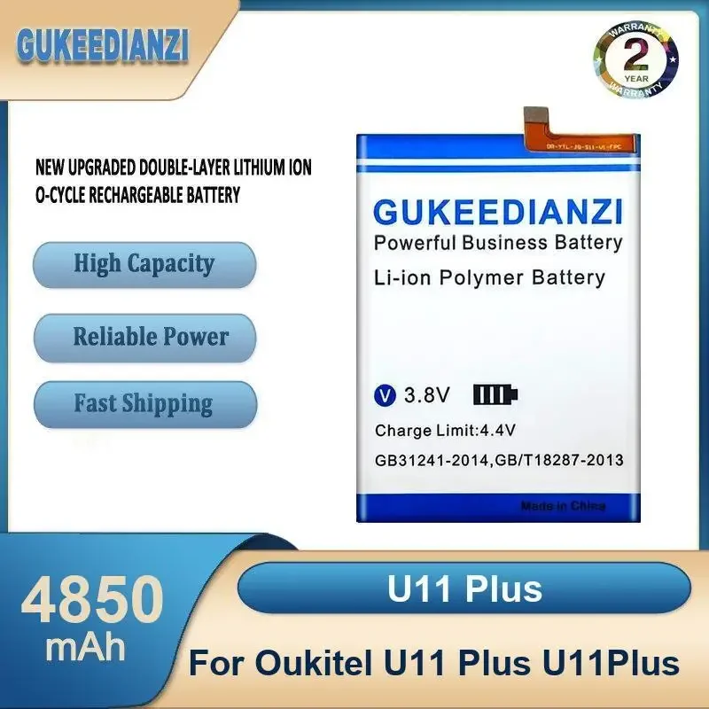 Battery For Oukitel U7 U11 U20 Plus U15 U25 Pro U16 Max U18 U22 U2 U10 U7Pro U15pro High Capacity