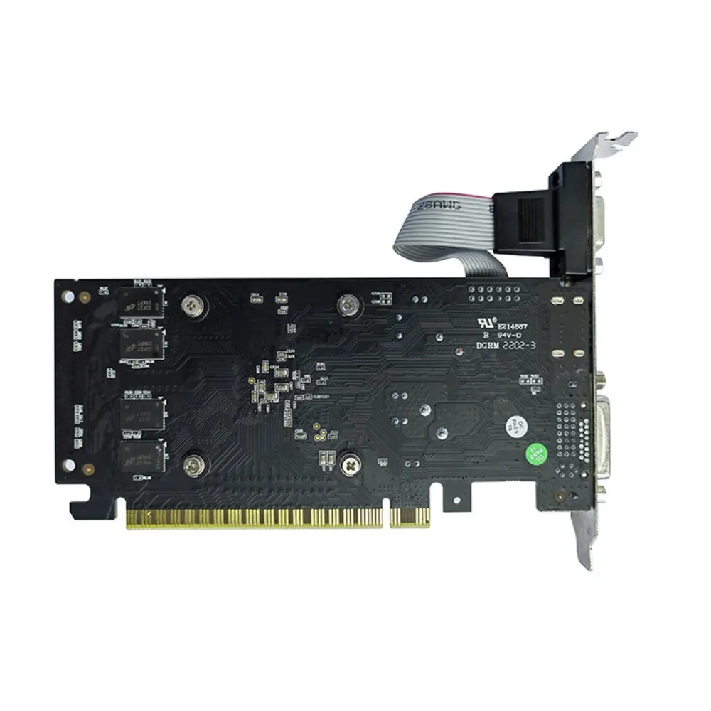 GT610 2GB DDR3 Graphics Card, Independent Cooling Fan Low‑Profile Video Card For Small Case Desktop Computer
