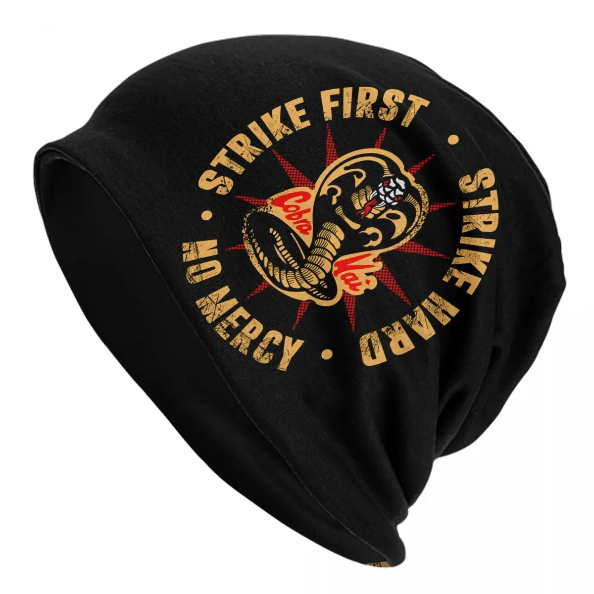 Strike First No Mercy Unisex Bonnet Thin Windproof Double Layer Hats For Men Women