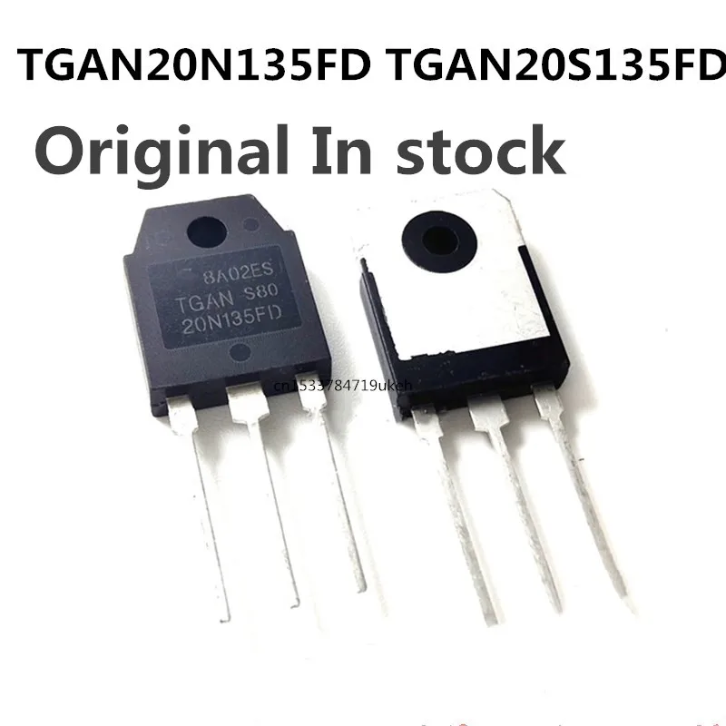 Original 5pcs/ TGAN20N135FD TGAN20S135FD 20N135FD 20S135FD TO-3P 1350V 20A