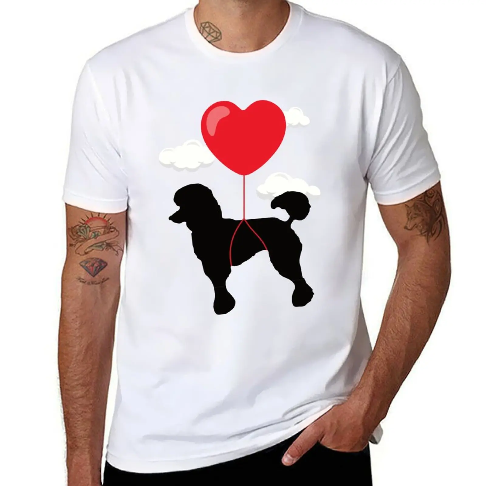 

Poodle Valentine's Day T Shirt Valentines Gift for Dog Owner T-Shirt t shirts for man slim fit t shirts designer T-Shirt