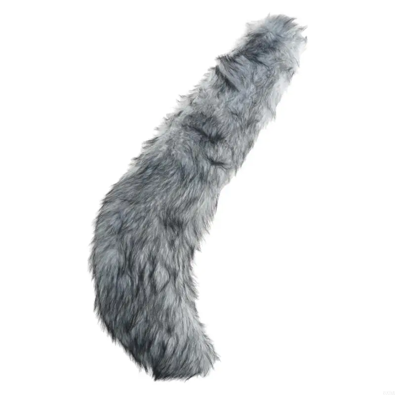 Electric Movable Cats Foxes Tail Halloween Cosplay Party Costume Faux Furs Animal Tail Remote Control Wagging Tail Gift 6XDA
