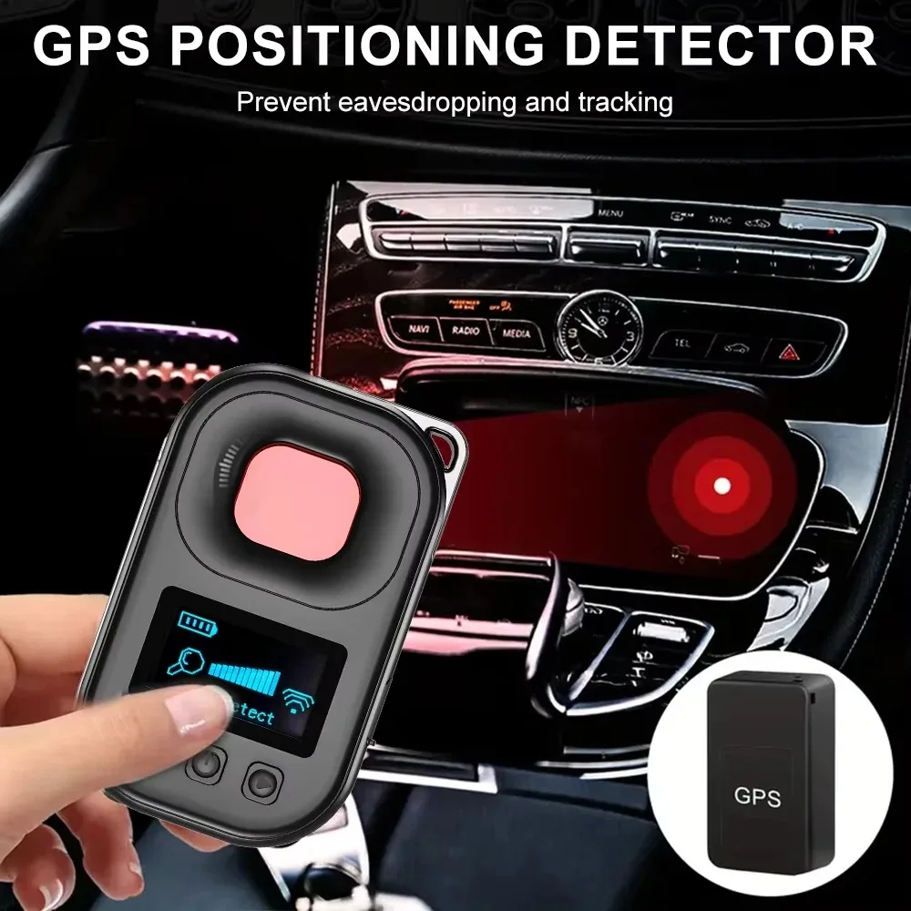 多機能抗検出器 USB 充電式 RF/IR スキャナ GPS トラッカー振動アラーム磁場センサー ​