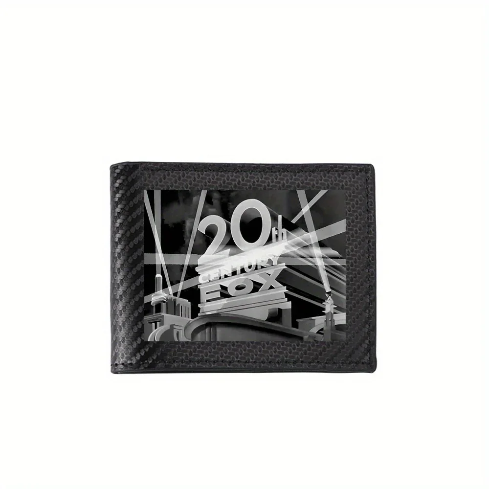 Film company logo,lights shine bright Men's Wallets Simple Business Modern Stylish Printing Design Gifts For Father Boyfriend Ch