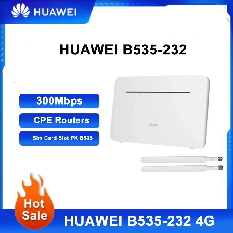 

HUAWEI B535 B535-235 4G 3 Pro роутер LTE 300 Мбит/с SMA + антенный телефонный интерфейс