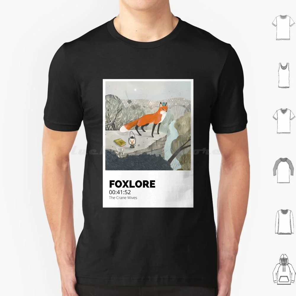 Foxlore Album Pantone T Shirt Cotton Men Women DIY Print Band Foxlore The Crane Wives Pantone Color Fox Music Foxlore Album The