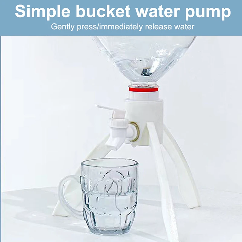 1 Set Bottled Water Valve Labor-saving Water Dispenser Faucet Strong Load-bearing Pouring Outlet Holder Bottled Water Dispenser