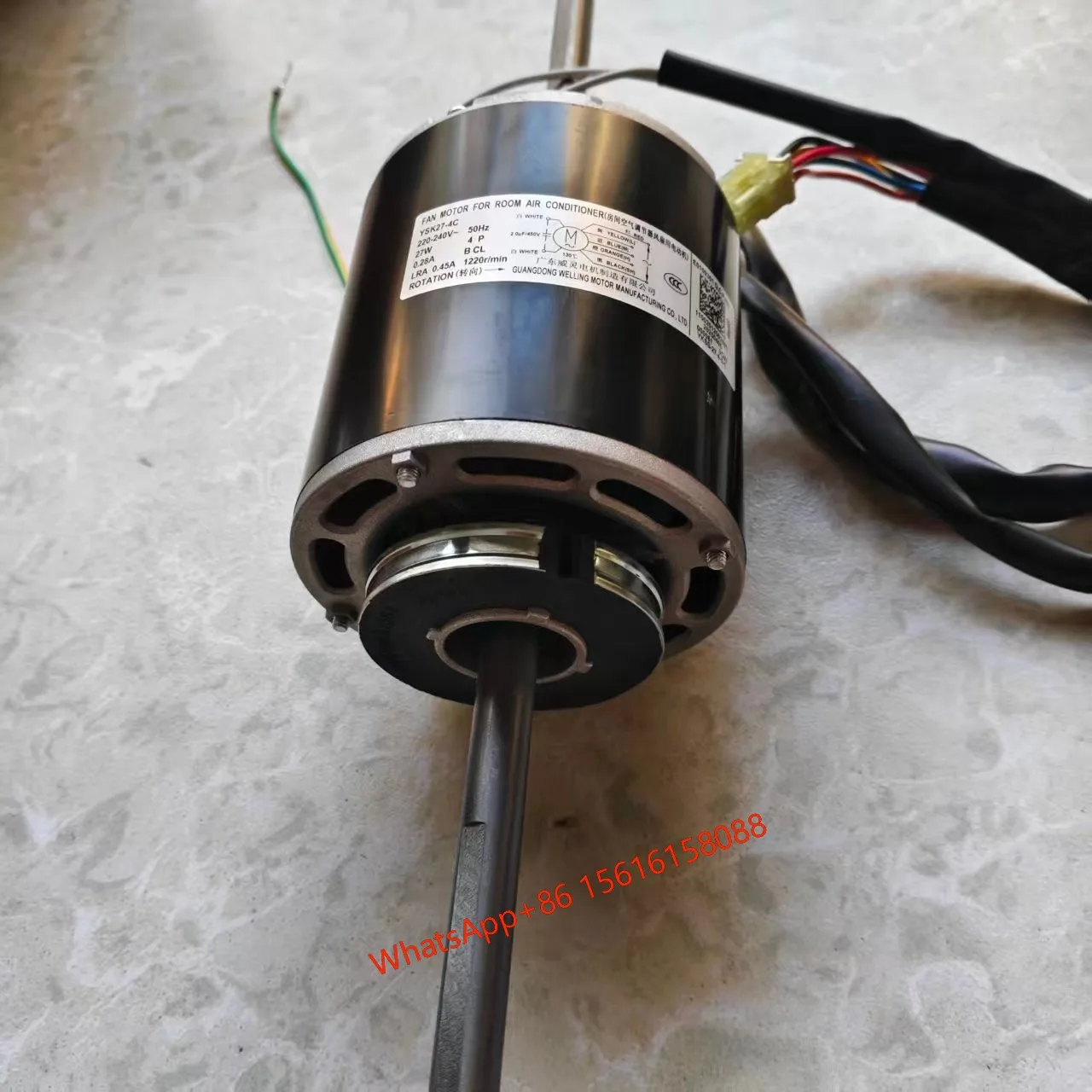 Adecuado para motor de conducto de aire acondicionado Midea YSK27-4C YKS-27-4-5-1 12 ejes YKS-27-4-32-1 15 ejes
