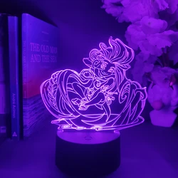 League of Legends Zoe Jogo Lâmpada Anime Figura Nightlight para Decoração de Sala de Jogos LOL Action Figure Aspect of Crepúsculo Presente