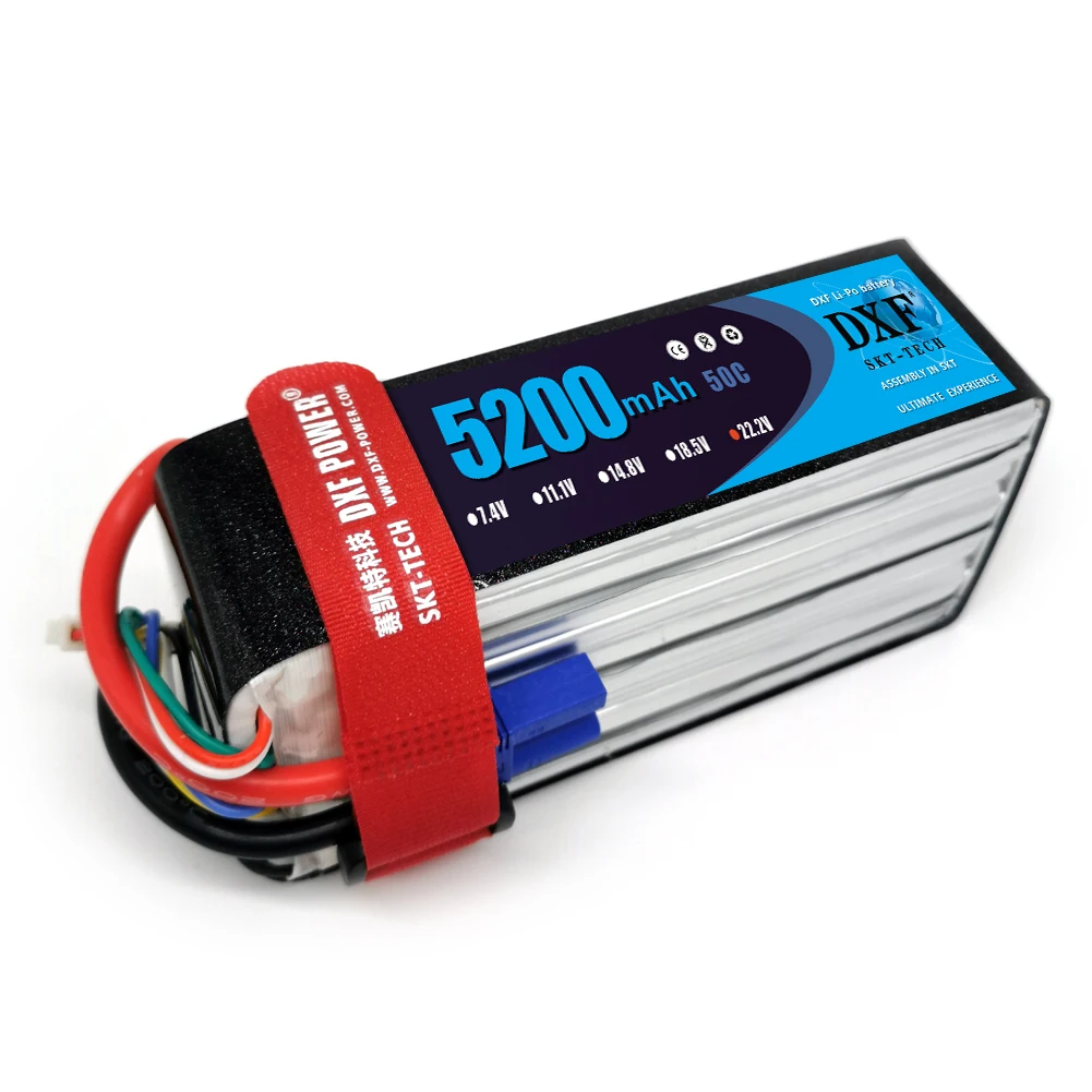 DXF 6S 22.2V Lipo Battery 14.8V 15.2V 11.1V 7.4V 4S 3S 2S 5200mAh 7000mAh 8000mAh 8400mAh 6750mAh 6500mAh for RC Car Buggy