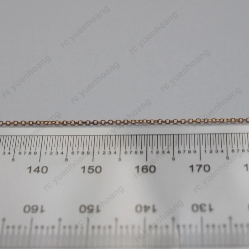 1PCS Stainless Steel/Copper Small O-ring Anchor Chain Length 300mm for Scale Model Ancient Ship Making Railing Anchoring Cable