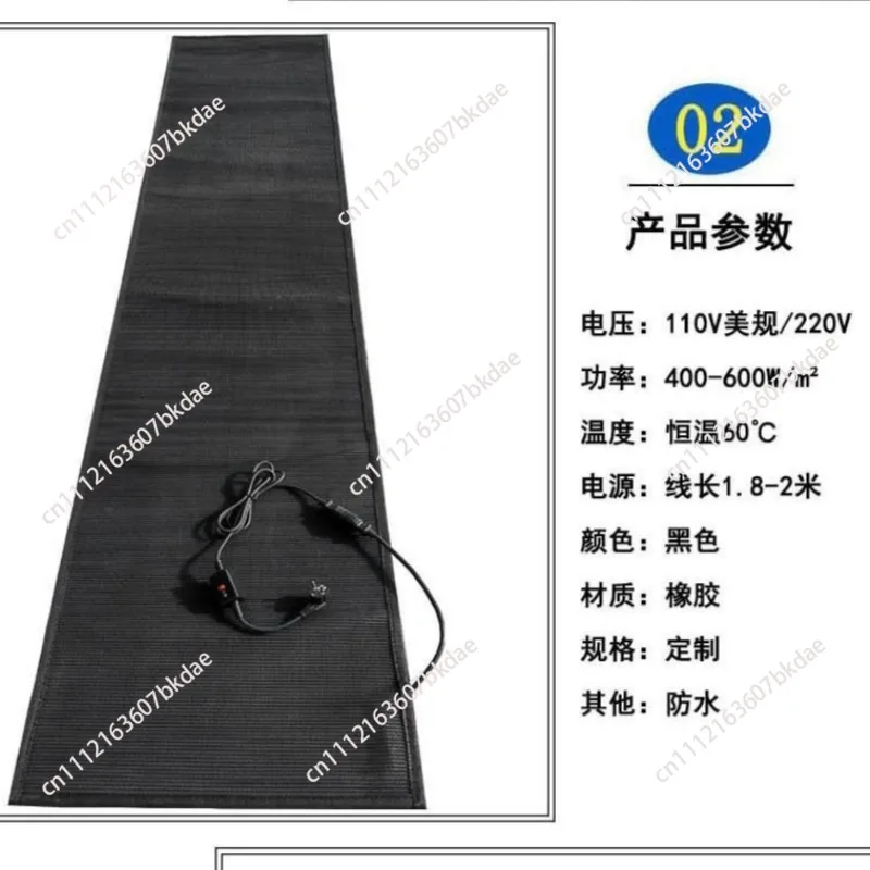 Driveway Snow Melting Mat Electric Snow Heated Mat For Driveway Outdoor Winter Deicing Pad