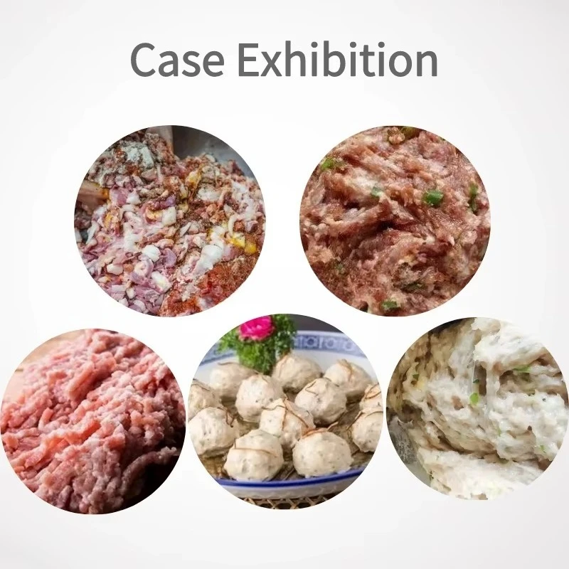 Customized Chopped Celery Grinding Production  Meat Bowl Cutter Mixer Meat Bowl Cutter Chopper Machine Meat Bowl Cutter view 5