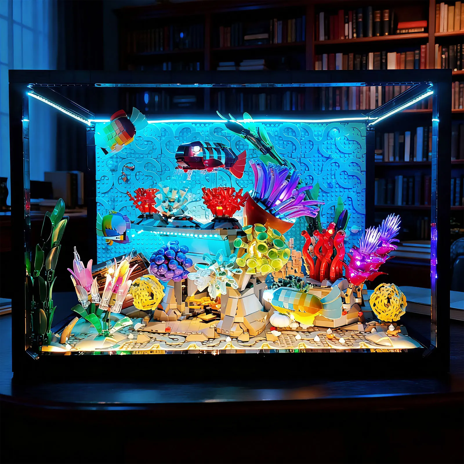 LYBMTWF LED 照明キットはレゴ 10366 熱帯水族館と互換性があり、DIY ライトキット (組み立てブロックは含まれません)