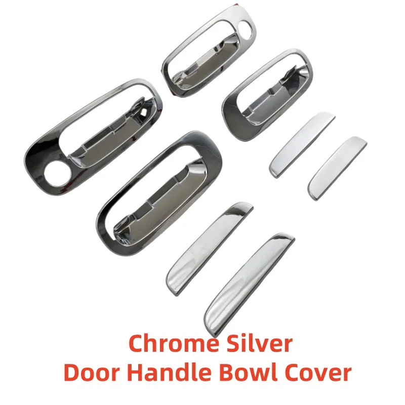 

Chrome Car Accessories Plated Door Handle Bowl Covers Trim Paste Style For Toyota Ipsum Picnic XM10G 1996 1997 1998 1999 2001