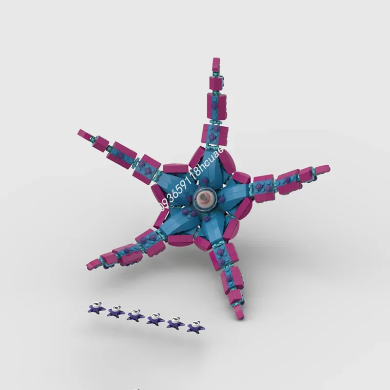 660 elementów Superbohater Starro, Zdobywca, Liga Sprawiedliwości, Model Moc, Klocki do składania, Kreatywne zabawki, Prezent dla dzieci, Zrób to sam