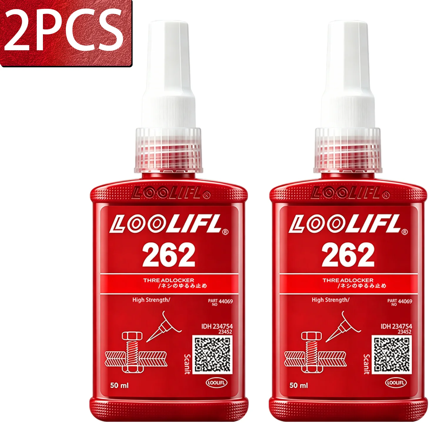 262 243 Schraubenkleber Schnell Härtender Gewindesicherungslack Anaerober Klebstoff Korrosionsbeständiger Anti-Loslösungskleber