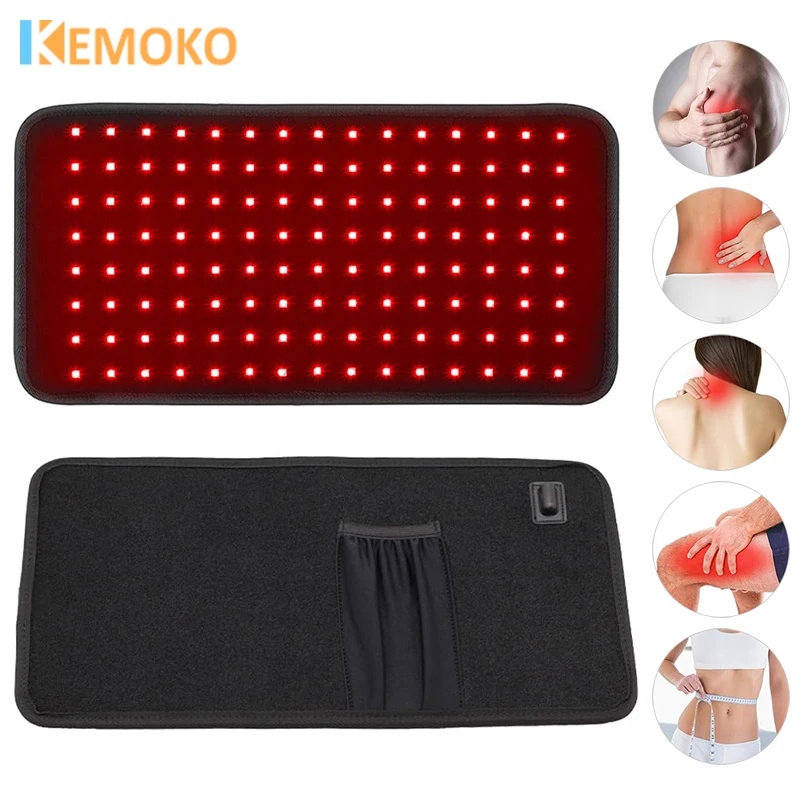 Red Infrared Light Therapy Pad LED Health Care for  Body Back Knee Hands Feet Relief Portable 660nm 850nm Fat Slimming Heat Wrap