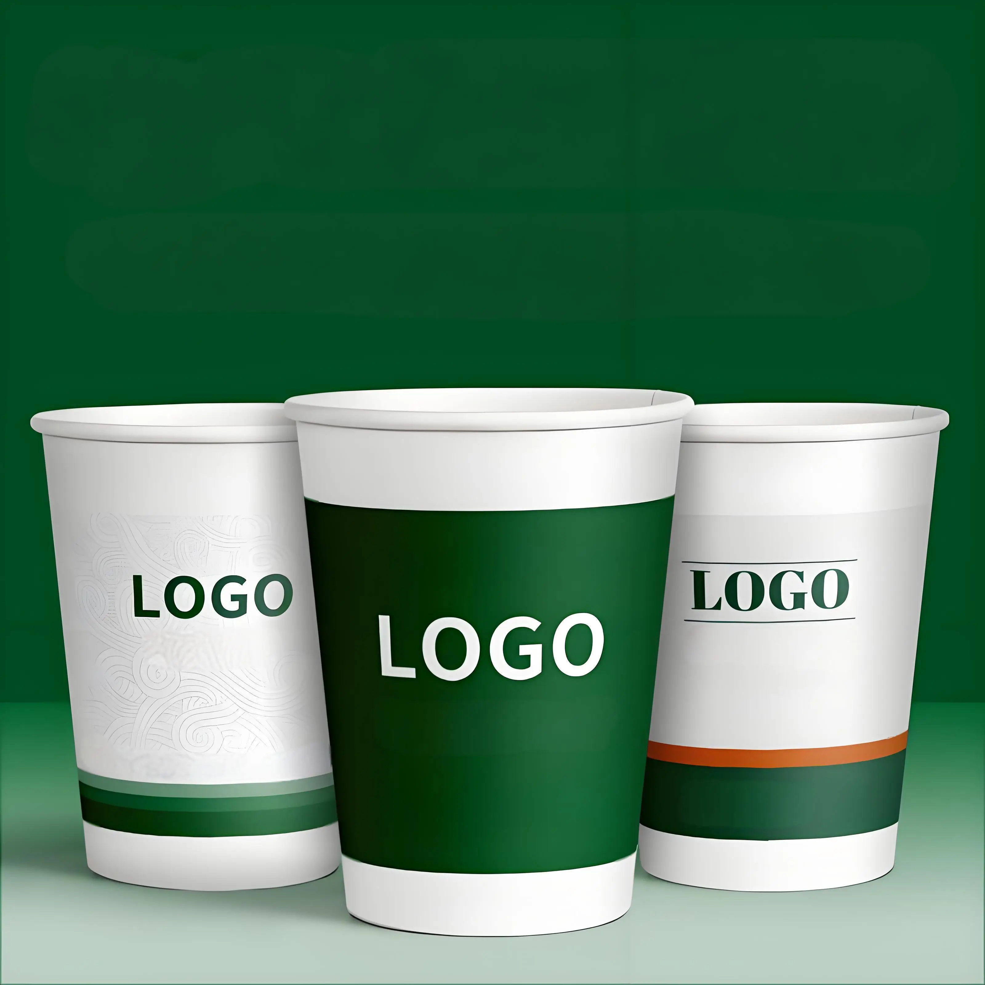 

500pcs 50ml、60ml、100ml、160ml、180ml、200ml、250ml、paper cup Personalized Custom，logo Custom，paper cup by name，by Picture