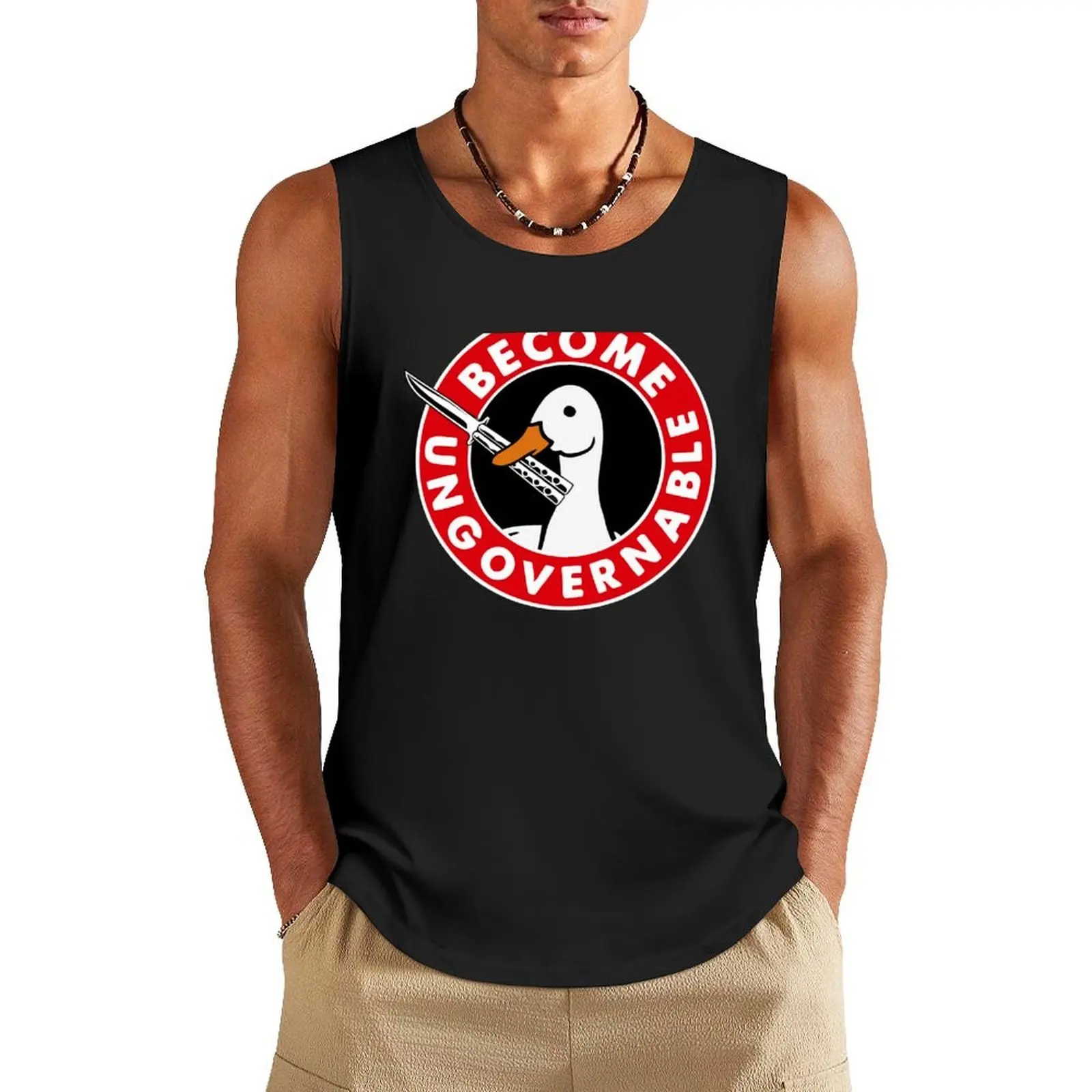 

Become Ungovernable Tank Top anime top t-shirt for man summer clothes sleeveless shirts